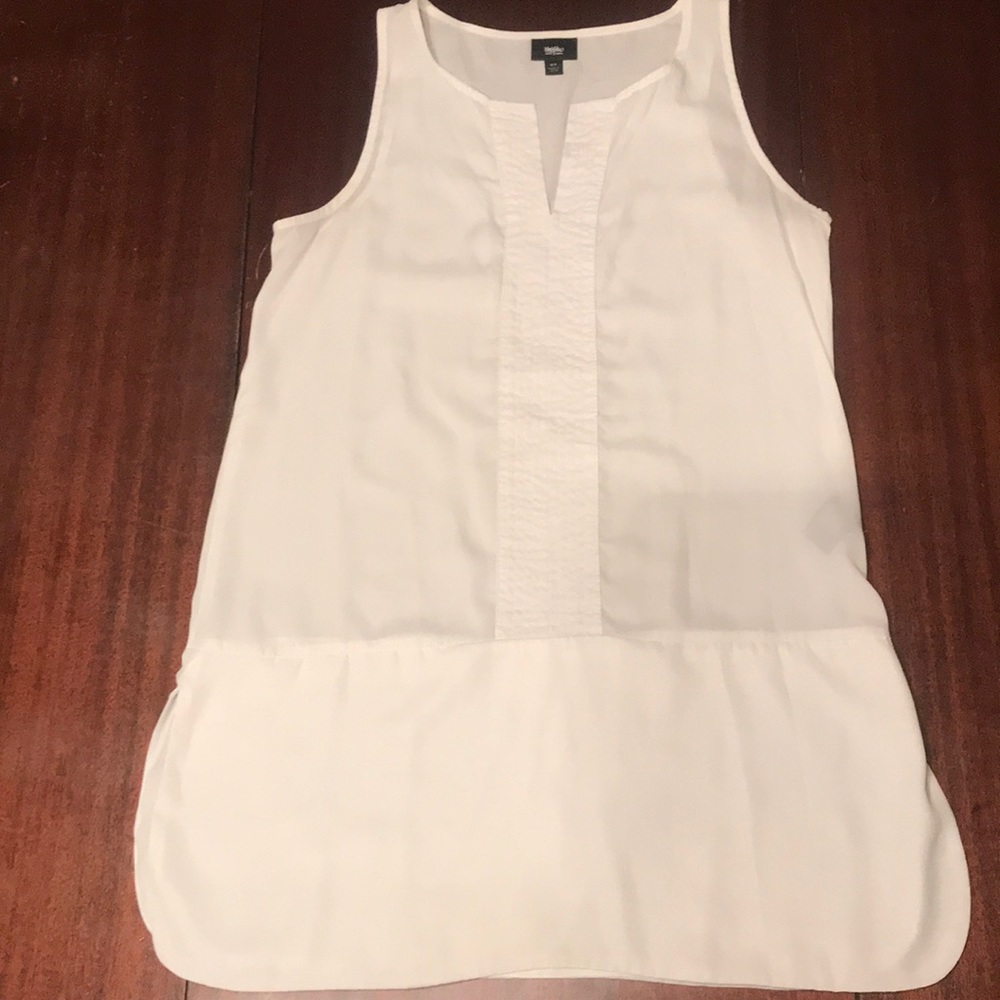 Massimo Ivory Sleeveless Tunic